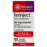 Ferinject Iron 50 mg Solution