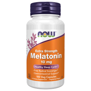 Now Melatonin 10 mg Capsules