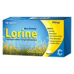 أقراص مضادة الحساسية بتركيز 10 ملج من لورين 