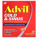 أقراص البرد والجيوب الأنفية من ادفيل