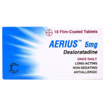 Aerius Antihistamine 5 mg Tablets