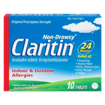 Claritine Antihistamine 10 mg Tablets