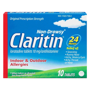 Claritine Antihistamine 10 mg Tablets
