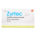 Zyrtec Antihistamine 10 mg Tablets