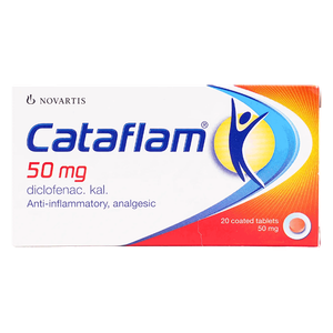 Cataflam Pain & Inflammation Relief 50 mg Tablets