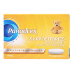 Panadrex Pain Relief 125 mg Suppositories