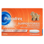 Panadrex Pain Relief 250 mg Suppositories
