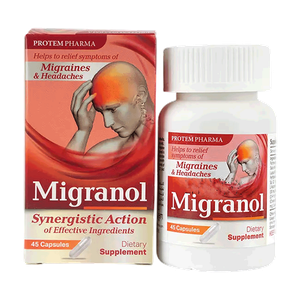 Protem Pharma Migranol Migraines & Headaches Relief Capsules