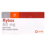 Rybox Pain & Inflammation Relief 60 mg Tablets