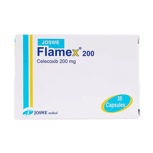 كبسولات لتخفيف الألم والالتهاب بتركيز 200 ملج من فلاميكس