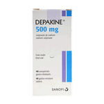 Depakine Epilepsy Treatment 500 mg Tablets