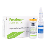 Fostimon Fertility Treatment Lyophilized Vial & Solvent Ampoule - 75 IU