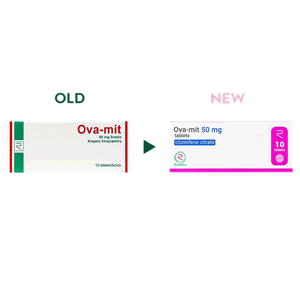 أقراص تحفيز الإباضة بتركيز 50 ملج من أوفا ميت