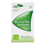 Nicorette Fresh Mint 2 mg Nicotine Gum