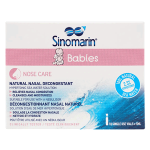 أمبولات مزيل احتقان أنفي طبيعي للأطفال من سينومارين