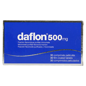 أقراص لدعم صحة الأوردة والدورة الدموية بتركيز 500 ملج من دافلون