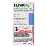 Depakine Chrono Slow Release Epilepsy Treatment 500 mg Tablets