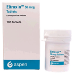 Eltroxin Thyroid Support Tablets - 50mcg 