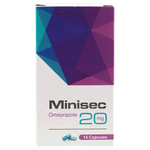 Minisec Acid Reflux 20 mg Capsules