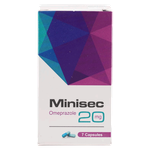 Minisec Acid Reflux 20 mg Capsules