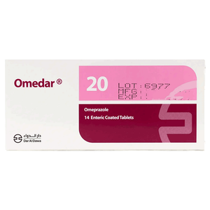 Omedar Acid Reflux 20 mg Tablets