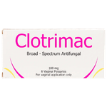 Clotrimac Vaginal Suppositories - 100mg