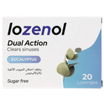 أقراص استحلاب لتخفيف التهاب الحلق بنكهة الأوكالبتوس من لوزينول