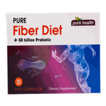 Pure Health Fiber Diet & 6 Billion Probiotic Capsules