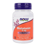 Now Melatonin 5 mg Capsules