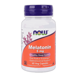 كبسولات ميلاتونين بتركيز 5 ملج من ناو