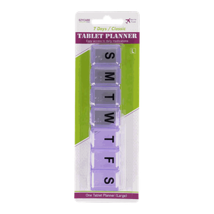 Ezycare Plus 7 Days Large Tablets Planner