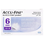 Accu-Fine Pen Needles - 6 mm