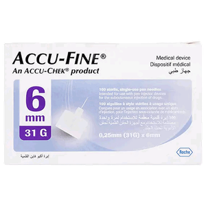 Accu-Fine Pen Needles - 6 mm