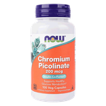 Now Chromium Picolinate 200 mcg Capsules