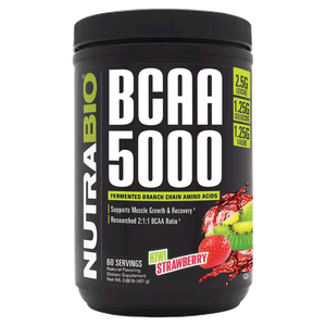 NutraBio Kiwi & Strawberry Bcaa 5000 Powder