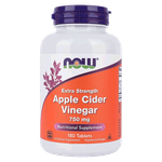Now Extra Strength Apple Cider Vinegar 750 mg Tablets