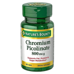 Nature's Bounty Chromium Tablets - 800mg