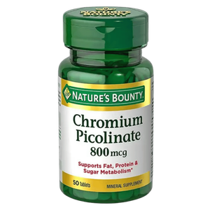 Nature's Bounty Chromium Tablets - 800mg