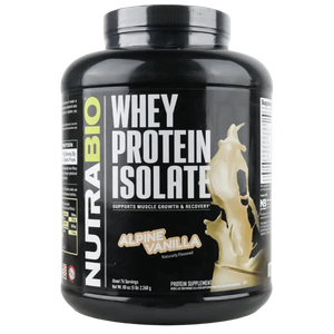 Nutrabio Alpine Vanilla Whey Isolate Protein Powder