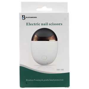 Black & Brown Electric Nail Scissors
