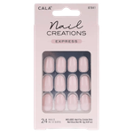 أظافر صناعية بيضاوية من كالا - وردي فاتح