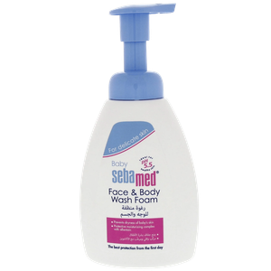 غسول رغوي للوجه والجسم للأطفال من سيباميد