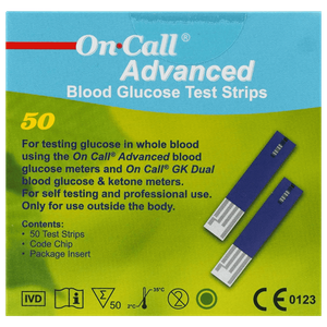 On Call Adavnced Blood Glucose Test Strips