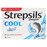 أقراص استحلاب كوول لعلاج التهاب الحلق من ستريبسلز