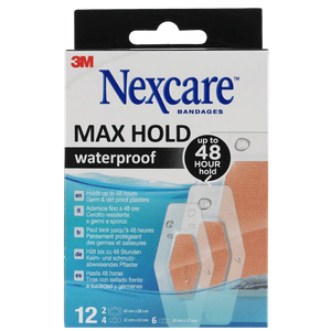 Nexcare Max Hold Waterproof Assorted Plasters