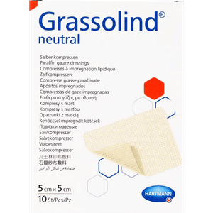 شاش جراسوليند بالفازلين من هارتمان - 5 × 5 سم
