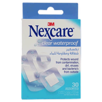 Nexcare Clear Waterproof Assorted Plasters