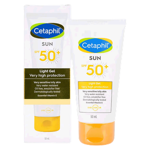 Cetaphil Very Sensitive & Oily Skin Sun Protection Light Gel - SPF50+