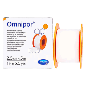 شريط طبي اومنيبور من هارتمان - 2.5 سم × 5 متر