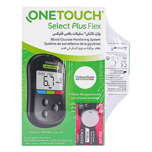 OneTouch Select Plus Flex Glucometer & Strips